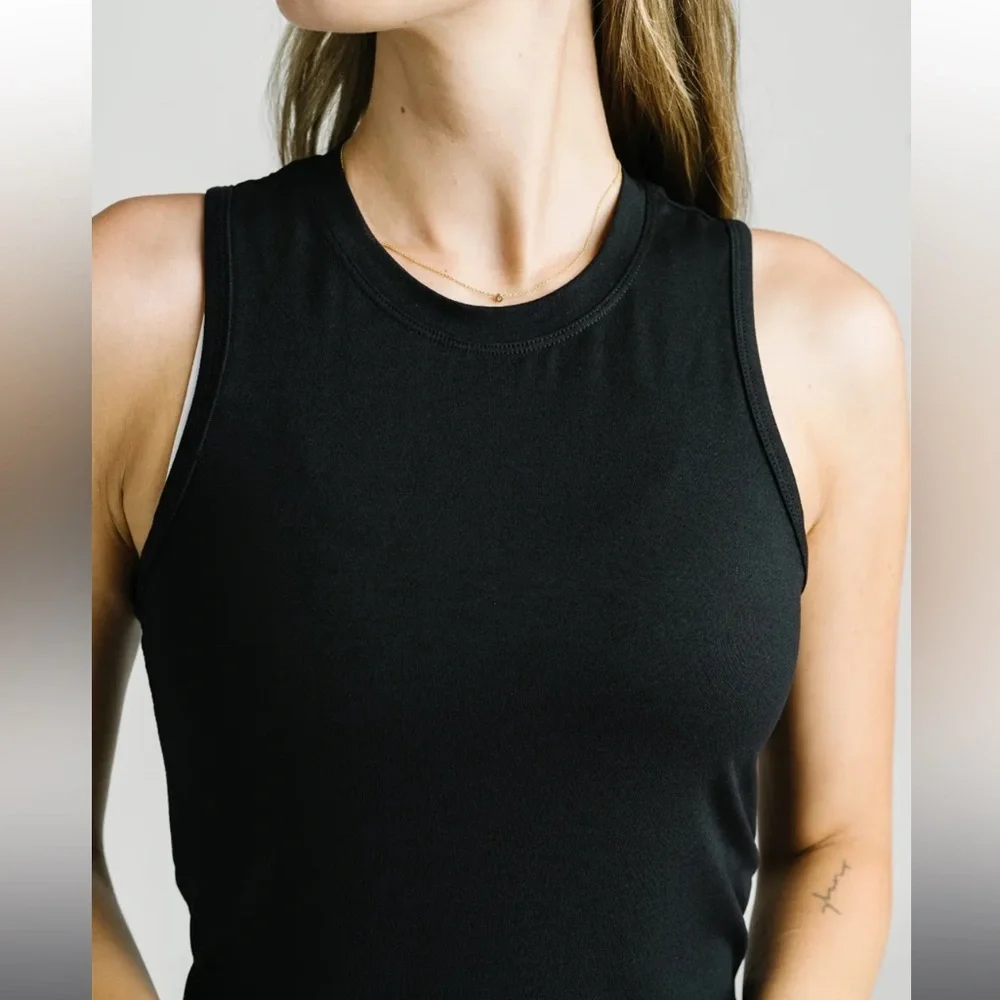 NWT Zyia Black Malibu Downtime Dress RC Sz M - Picture 4 of 11